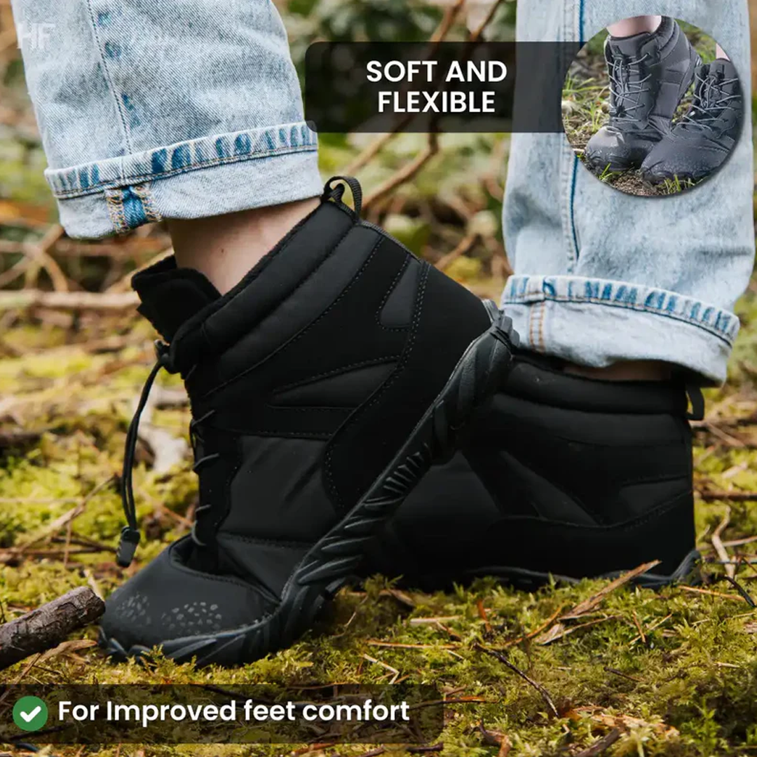 Vindra Flex - Antislip & universele winter barefoot schoenen (Waterdicht)