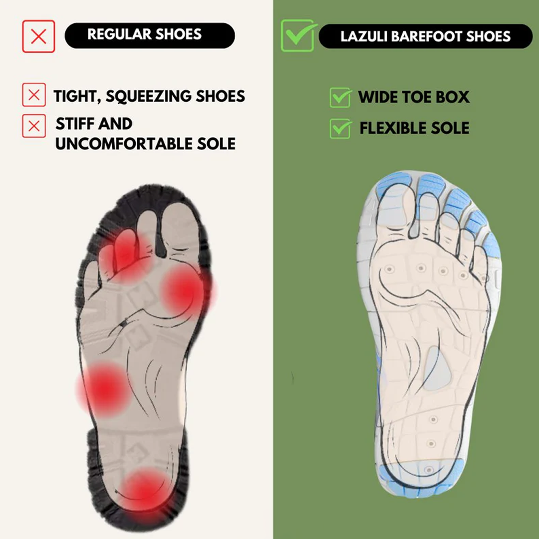 Lazuli Pro - Gezondere en comfortabele voeten met Barefoot Schoenen (Unisex)