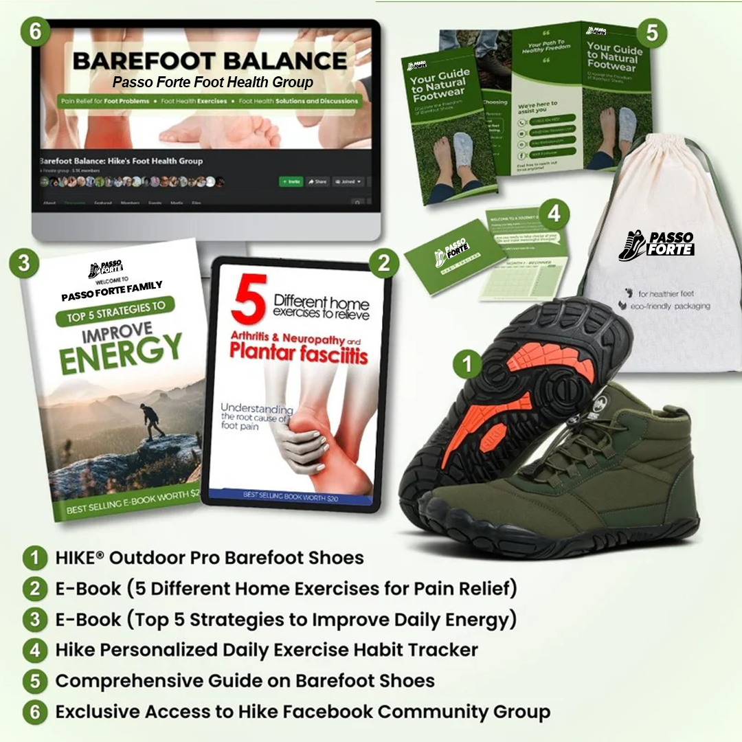 PF® Outdoor Pro - Slipvaste & waterdichte Barefoot Schoenen (Unisex)