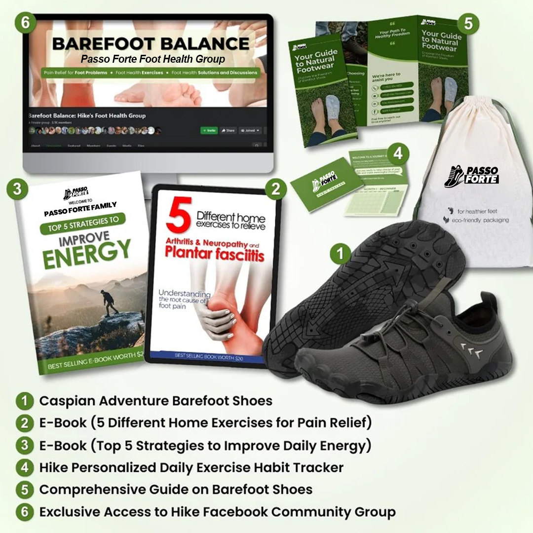 Caspian Adventure - Outdoor & Antislip Barefoot Schoenen (Unisex)
