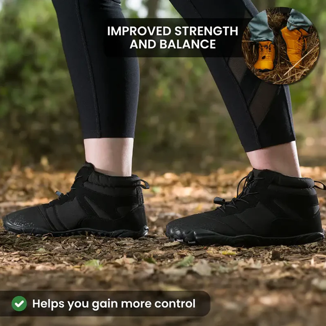 Vindra Flex - Antislip & universele winter barefoot schoenen (Waterdicht)